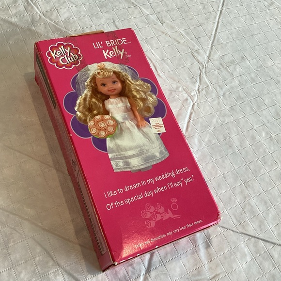 Vintage Barbie Kelly Doll Lil’ Bride Kelly Club Wedding Dress NEW NIB - Picture 5 of 8